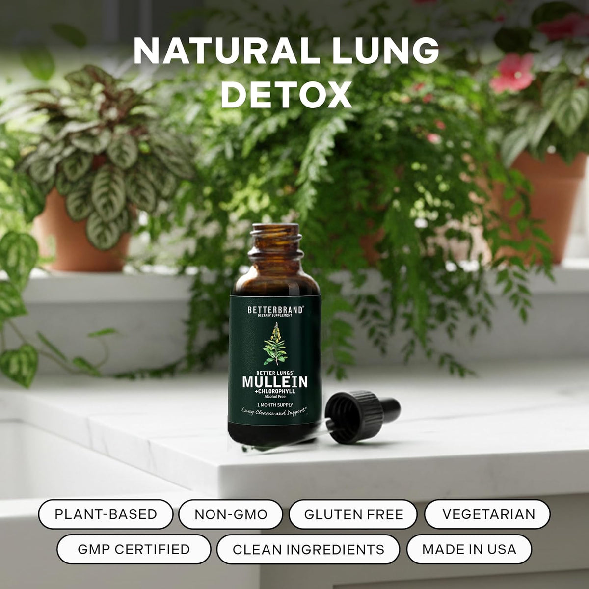 BetterLungs® Mullein + Chlorophyll